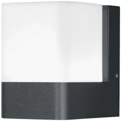 Applique Murale D'Exterieur Ledvance Cube Gris, 1 Lumiere, Changeur De Couleurs