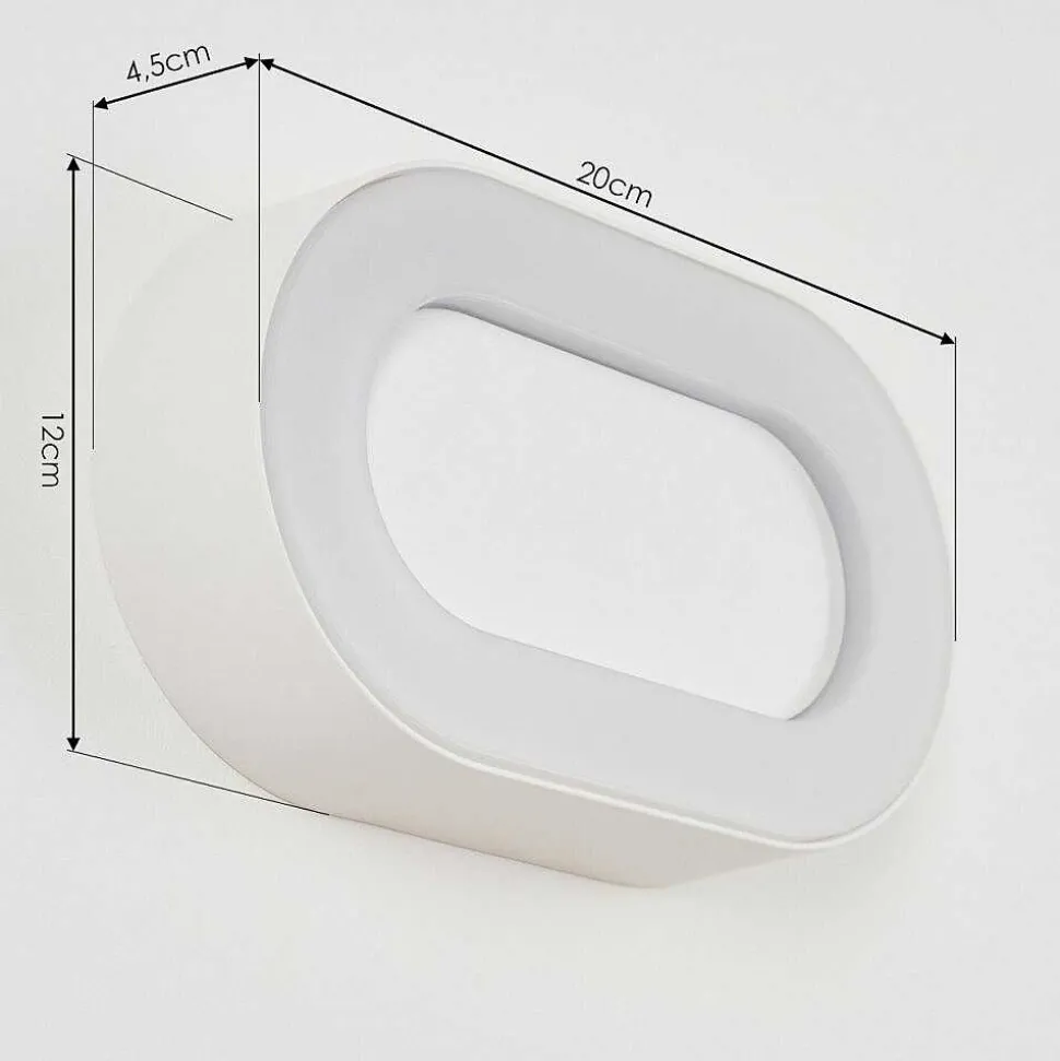 Applique Murale D'Exterieur Paleroo Led Blanc, 1 Lumiere