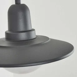 Applique Murale D'Exterieur Pohei Anthracite, 1 Lumiere, Detecteur De Mouvement