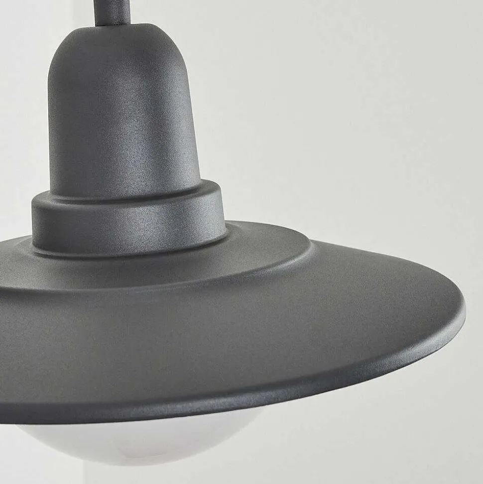 Applique Murale D'Exterieur Pohei Anthracite, 1 Lumiere, Detecteur De Mouvement