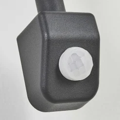 Applique Murale D'Exterieur Pohei Anthracite, 1 Lumiere, Detecteur De Mouvement