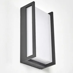 Applique Murale D'Exterieur Skove Led Anthracite, 1 Lumiere