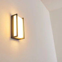 Applique Murale D'Exterieur Skove Led Anthracite, 1 Lumiere