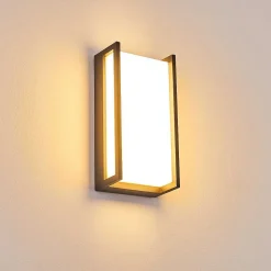 Applique Murale D'Exterieur Skove Led Anthracite, 1 Lumiere