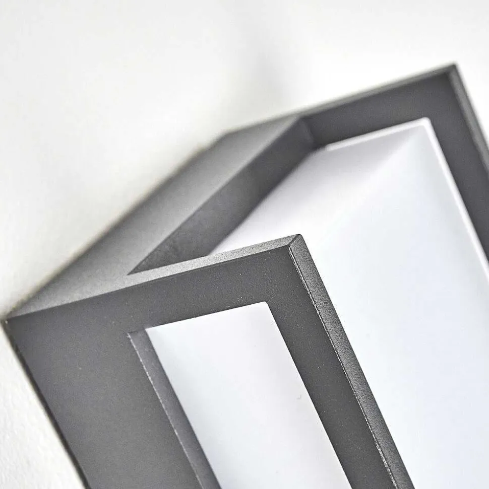 Applique Murale D'Exterieur Skove Led Anthracite, 1 Lumiere