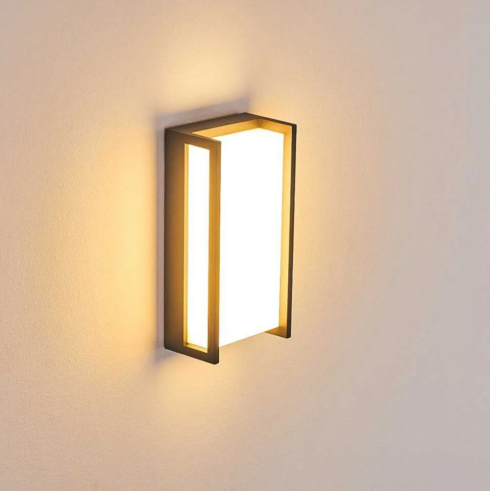 Applique Murale D'Exterieur Skove Led Anthracite, 1 Lumiere