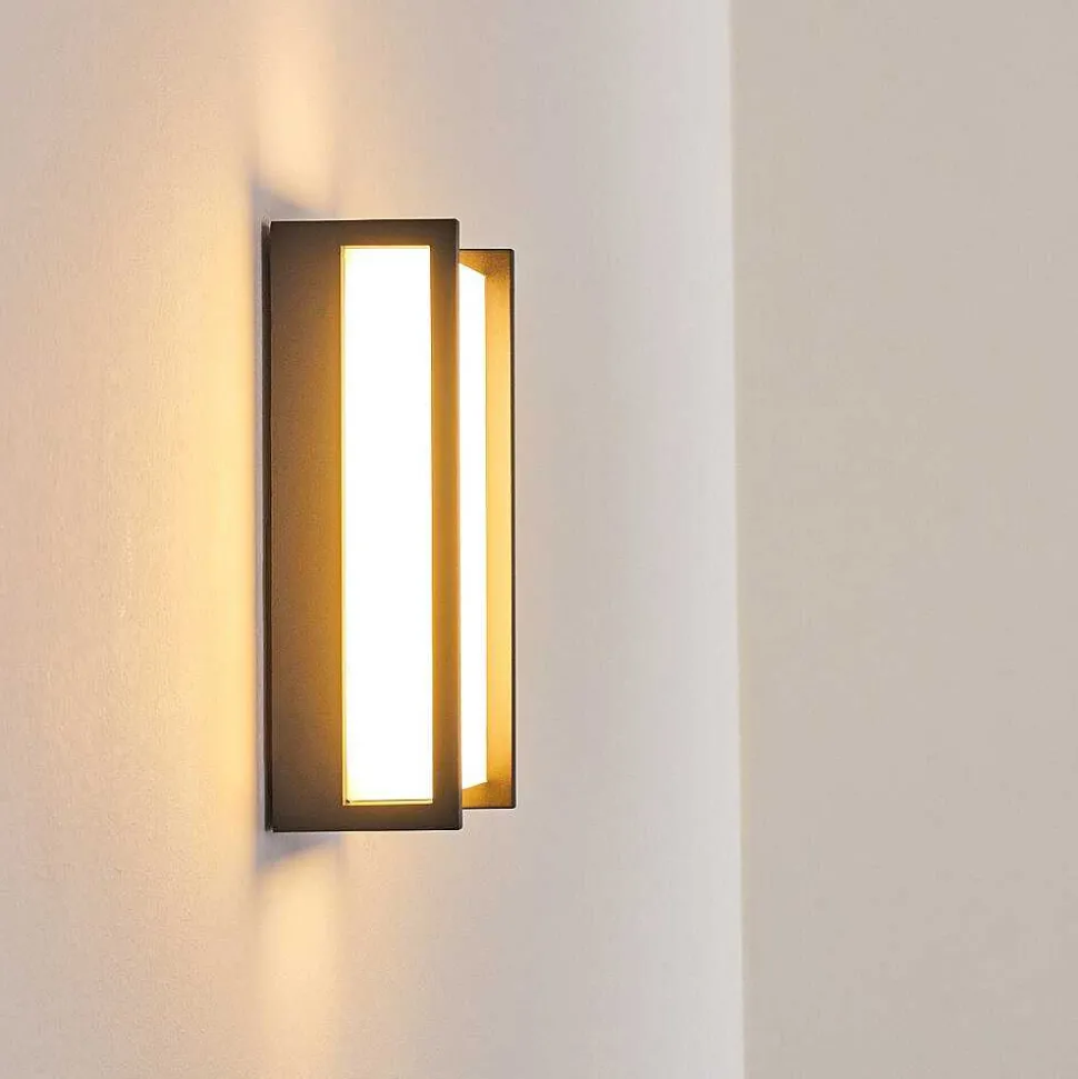 Applique Murale D'Exterieur Skove Led Anthracite, 1 Lumiere