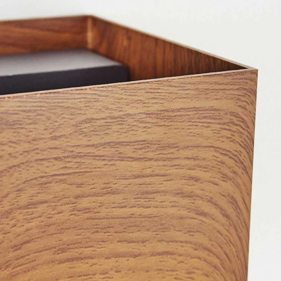 Applique Murale D'Exterieur Tamarin Led Anthracite, Brun, Couleur Bois, 1 Lumiere