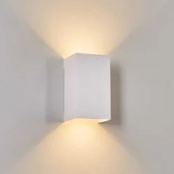 Applique Murale D'Exterieur Tamarin Led Blanc, 1 Lumiere