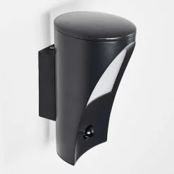 Applique Murale D'Exterieur Aria Anthracite, 1 Lumiere, Detecteur De Mouvement