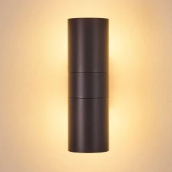 Applique Murale D'Exterieur Baulund Led Anthracite, 1 Lumiere