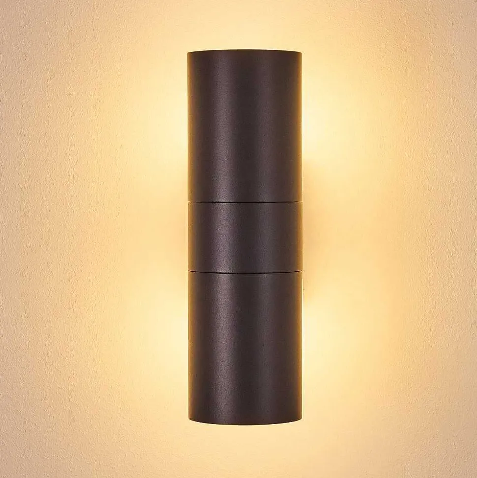 Applique Murale D'Exterieur Baulund Led Anthracite, 1 Lumiere