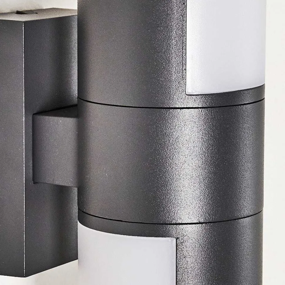 Applique Murale D'Exterieur Baulund Led Anthracite, 1 Lumiere