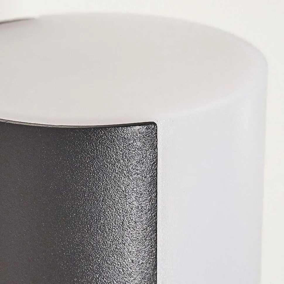 Applique Murale D'Exterieur Baulund Led Anthracite, 1 Lumiere