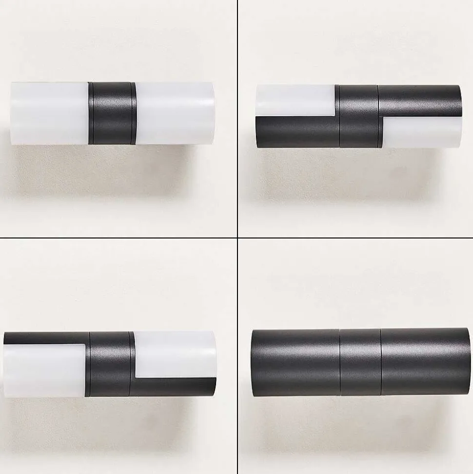 Applique Murale D'Exterieur Baulund Led Anthracite, 1 Lumiere