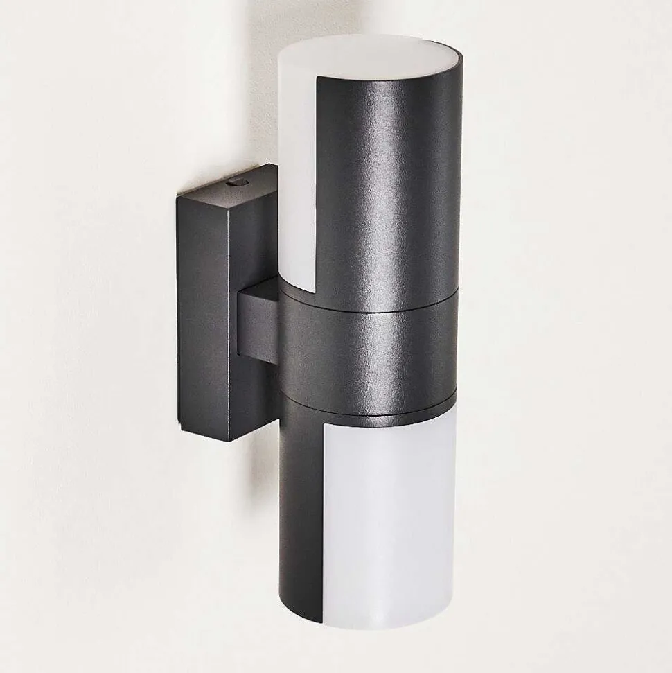 Applique Murale D'Exterieur Baulund Led Anthracite, 1 Lumiere