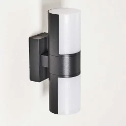 Applique Murale D'Exterieur Baulund Led Anthracite, 1 Lumiere