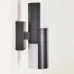 Applique Murale D'Exterieur Baulund Led Anthracite, 1 Lumiere