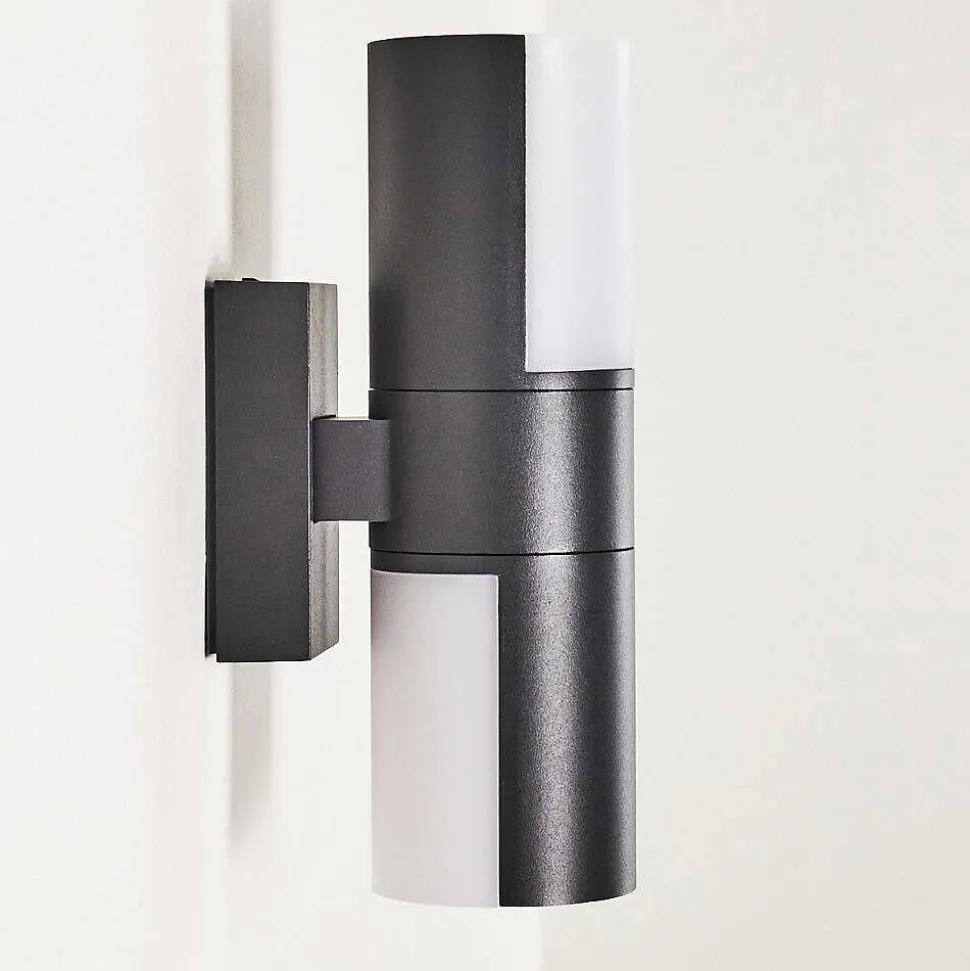 Applique Murale D'Exterieur Baulund Led Anthracite, 1 Lumiere