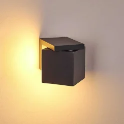 Applique Murale D'Exterieur Swanek Led Anthracite, 1 Lumiere