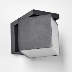 Applique Murale D'Exterieur Swanek Led Anthracite, 1 Lumiere