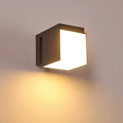 Applique Murale D'Exterieur Swanek Led Anthracite, 1 Lumiere