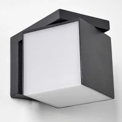 Applique Murale D'Exterieur Swanek Led Anthracite, 1 Lumiere