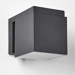 Applique Murale D'Exterieur Swanek Led Anthracite, 1 Lumiere