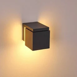 Applique Murale D'Exterieur Swanek Led Anthracite, 1 Lumiere