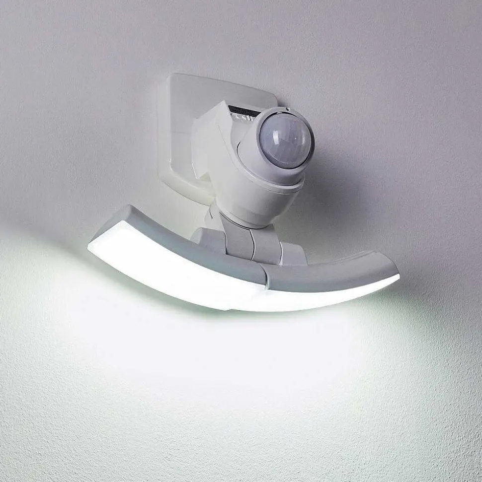 Applique Murale D'Exterieur Foroyar Led Blanc, 2 Lumieres, Detecteur De Mouvement