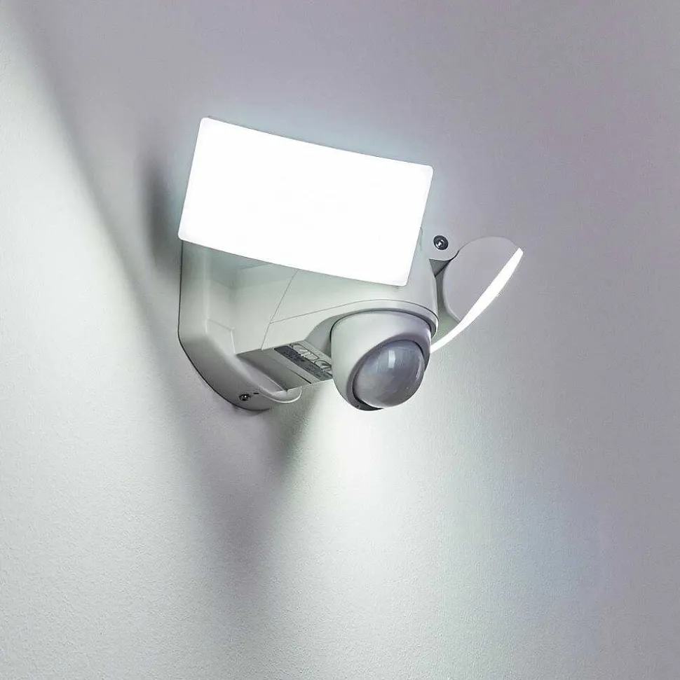 Applique Murale D'Exterieur Foroyar Led Blanc, 2 Lumieres, Detecteur De Mouvement