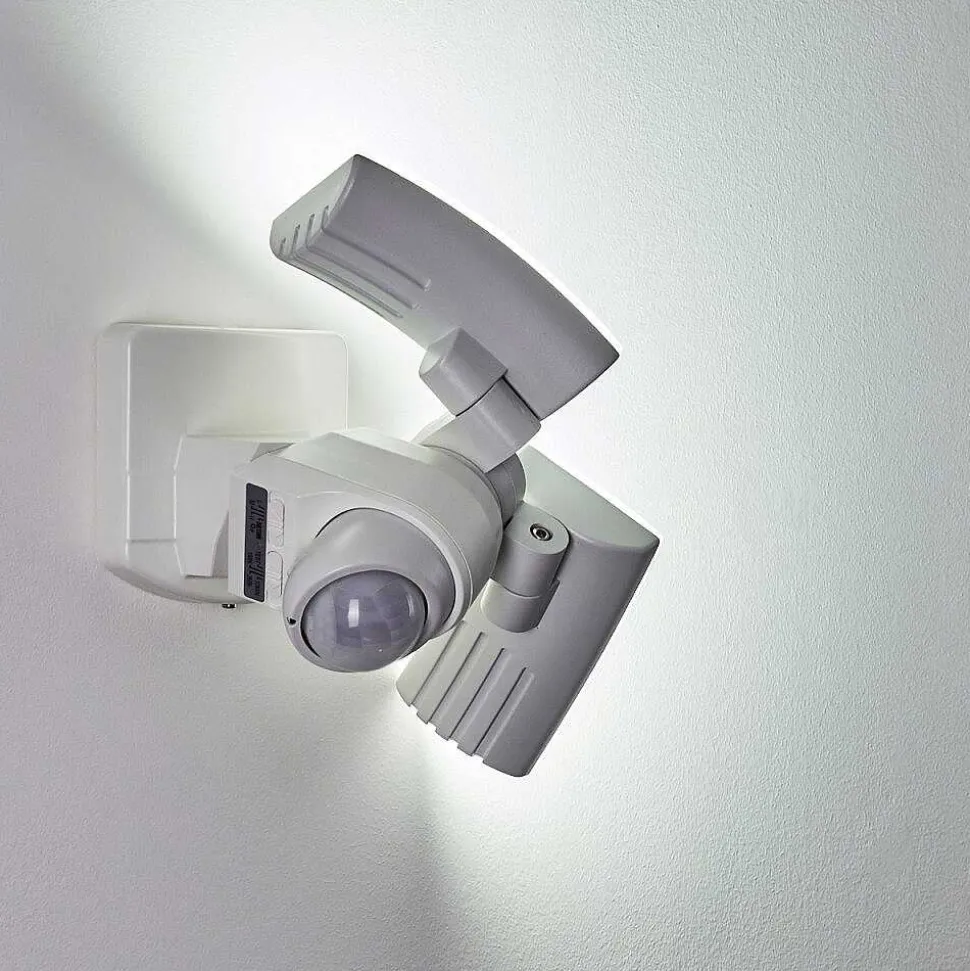 Applique Murale D'Exterieur Foroyar Led Blanc, 2 Lumieres, Detecteur De Mouvement