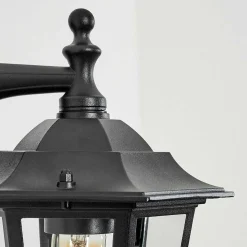 Applique Murale D'Exterieur Loria Noir, 1 Lumiere