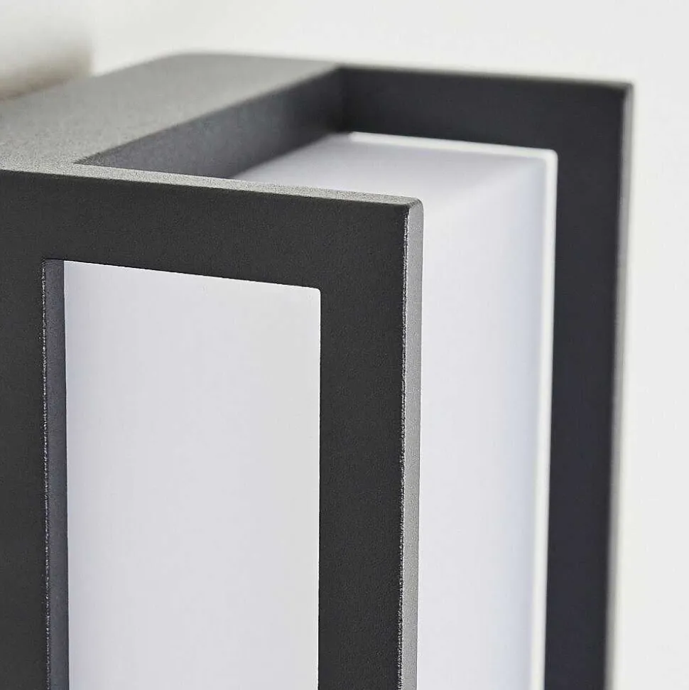 Applique Murale D'Exterieur Skove Led Anthracite, 1 Lumiere, Changeur De Couleurs