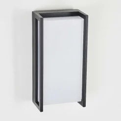 Applique Murale D'Exterieur Skove Led Anthracite, 1 Lumiere, Changeur De Couleurs