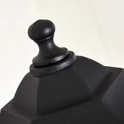 Applique Murale D'Exterieur Loria Noir, 1 Lumiere