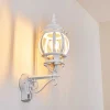 Applique Murale D'Exterieur Lentua Blanc, 1 Lumiere, Detecteur De Mouvement