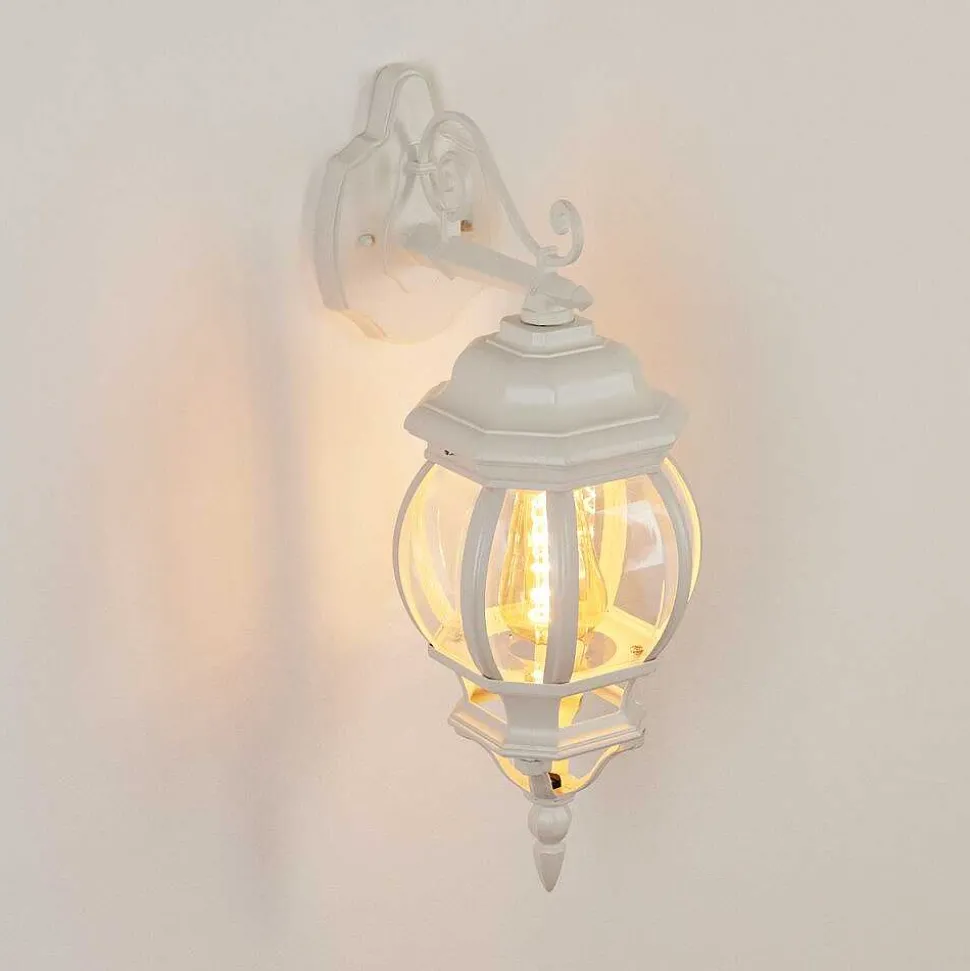 Applique Murale D'Exterieur Lentua Blanc, 1 Lumiere