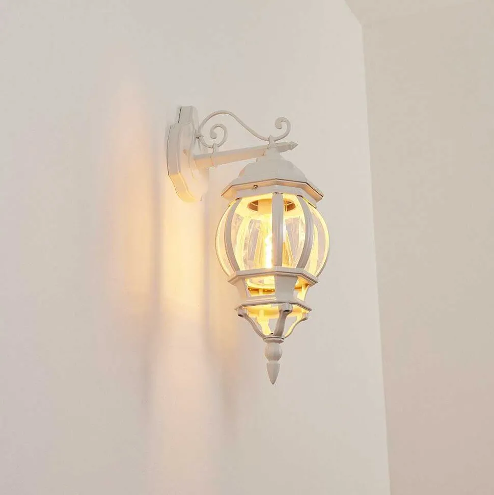 Applique Murale D'Exterieur Lentua Blanc, 1 Lumiere