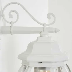 Applique Murale D'Exterieur Lentua Blanc, 1 Lumiere