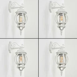 Applique Murale D'Exterieur Lentua Blanc, 1 Lumiere