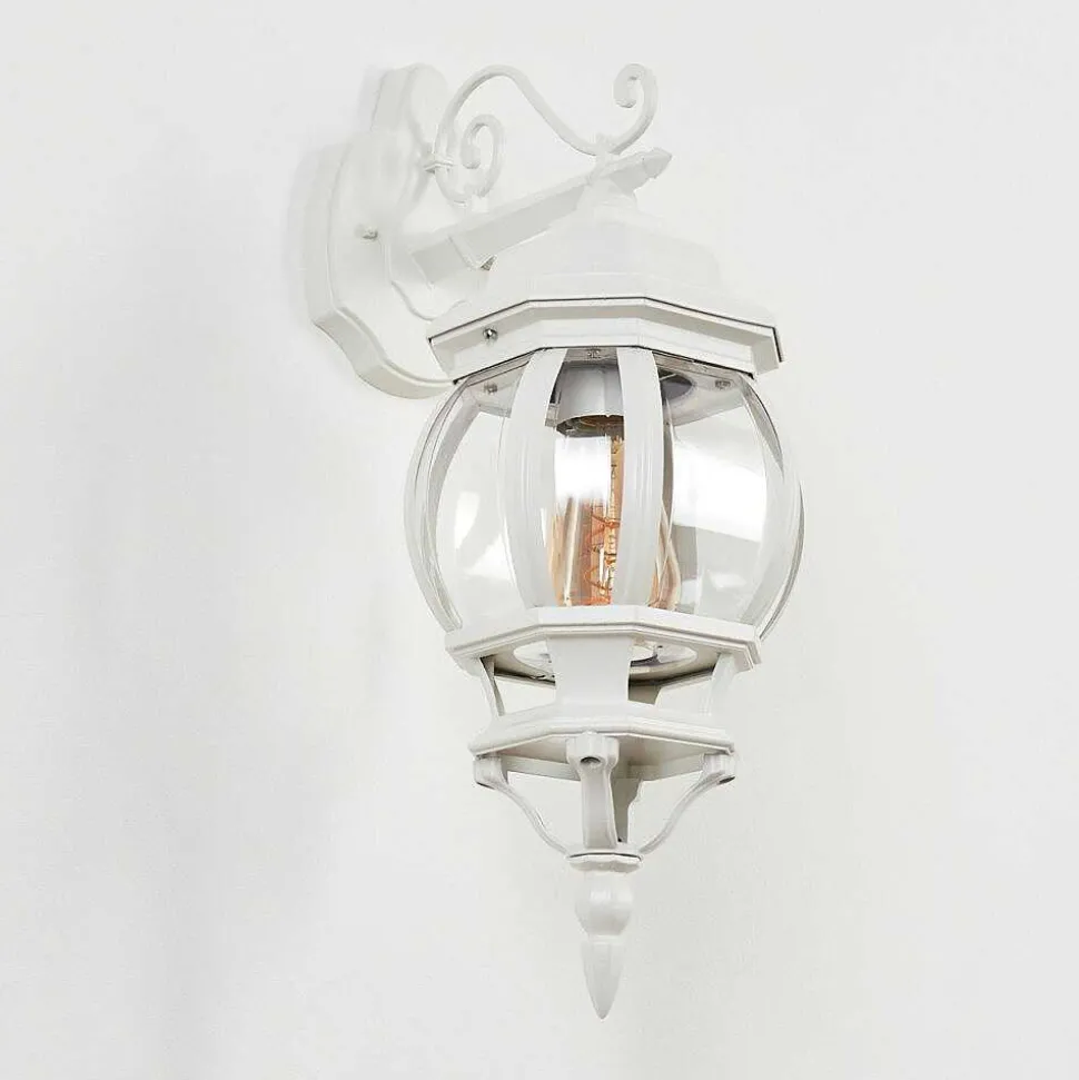 Applique Murale D'Exterieur Lentua Blanc, 1 Lumiere