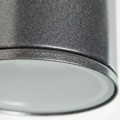 Applique Murale D'Exterieur Brachy Led Noir, 2 Lumieres