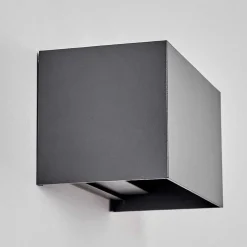 Applique Murale D'Exterieur Tamarin Led Anthracite, 1 Lumiere