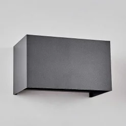 Applique Murale D'Exterieur Tamarin Led Anthracite, 1 Lumiere