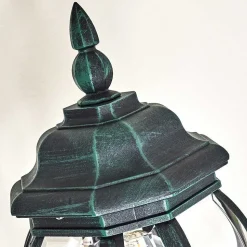 Applique Murale D'Exterieur Lentua Vert, Noir, 1 Lumiere, Detecteur De Mouvement