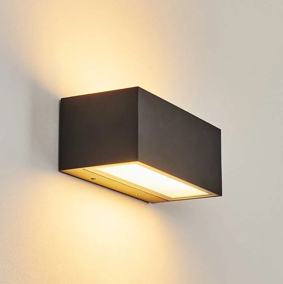 Applique Murale D'Exterieur Spidern Led Anthracite, 1 Lumiere, Changeur De Couleurs