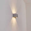 Applique Murale D'Exterieur Tamarin Led Gris, 1 Lumiere