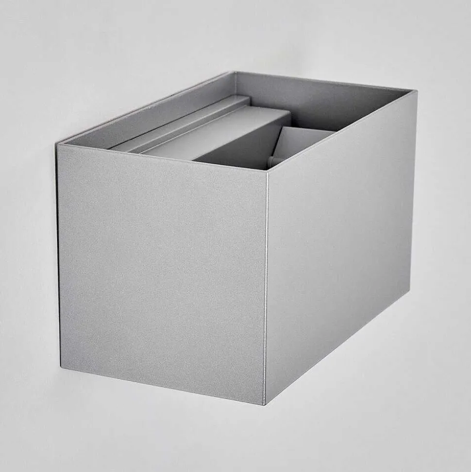 Applique Murale D'Exterieur Tamarin Led Gris, 1 Lumiere