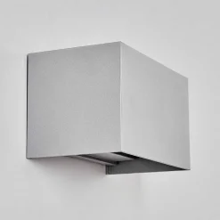 Applique Murale D'Exterieur Tamarin Led Gris, 1 Lumiere